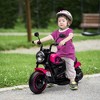 Aosom Kids Motorcycle with Training Wheels, 6V Battery-Operated Motorbike for Kids with SIngle-Button Start, Headlight, for 18-48 Months - 3 of 4