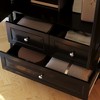 Famapy Wardrobe Closet Dark Black 2 Door 3 Drawer with Tall Legs - 4 of 4