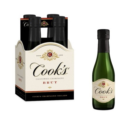 Cook's Brut Champagne - 4pk/187ml Bottle