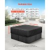 VEVOR Outdoor Hot Tub Cover, 85 x 85 x 20 Inch Weatherproof and Waterproof Hot Tub Cover Protector, Square Spa Covers for Hottub, Black - 3 of 4