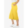 Woman Within Plus Size Petite Elastic-Waist Knit Capri Pant - 4 of 4