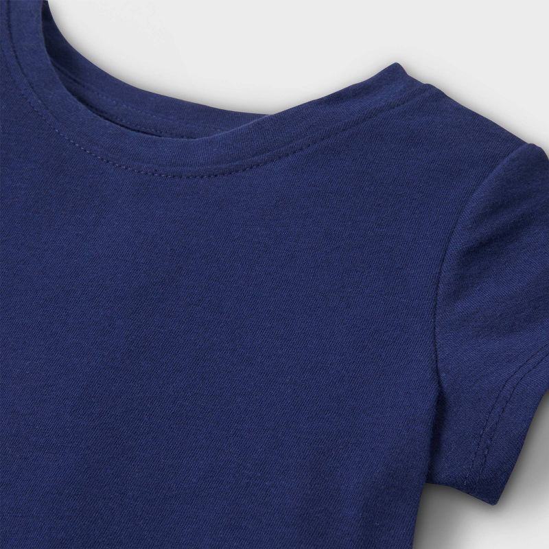 Toddler Girls' Solid Knit Short Sleeve T-Shirt - Cat & Jack™, 3 of 9