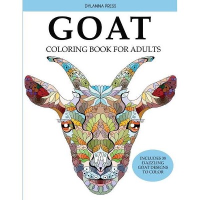 Goat Coloring Book for Adults - (Paperback)