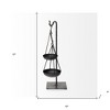 HomeRoots 13" Libra Black Vintage Decorative Scale - 3 of 4