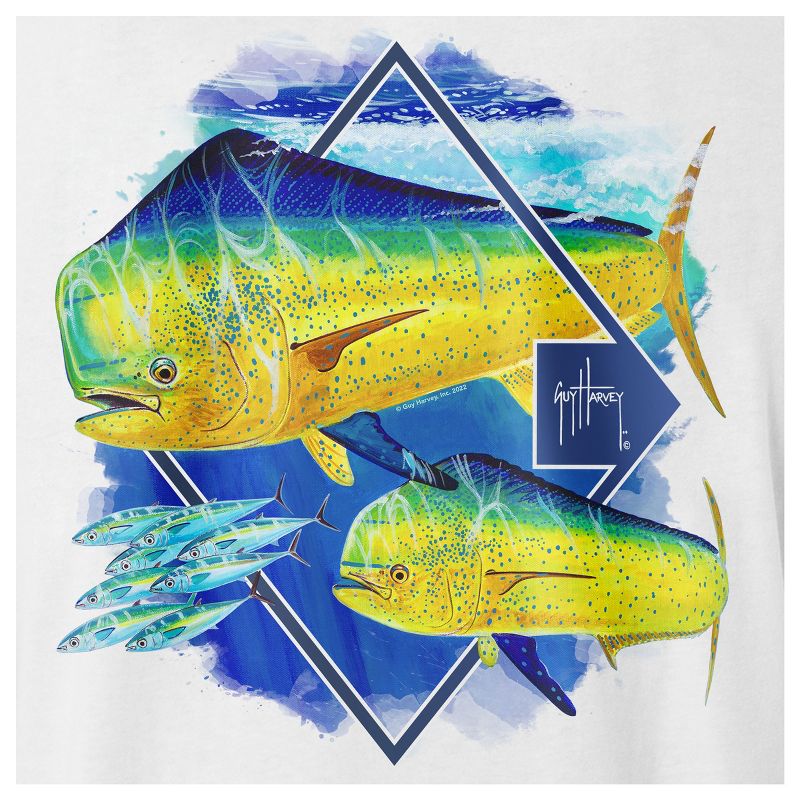 Guy Harvey Men’s Offshore Fish Collection Long Sleeve T-Shirt, 3 of 4