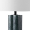 Tolliver Marble Table Lamp - CTL1081 - Dark Green/White - Safavieh Couture - 3 of 4