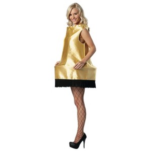 Imposta Costumes Women's Christmas Lamp Foam Costume Dress Gold M - 1 of 1