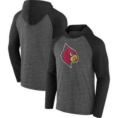 MLB St. Louis Cardinals Men's Lightweight Bi-Blend Hooded Sweatshirt - S