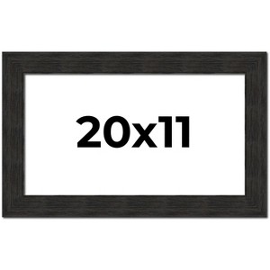 PosterPalooza | Contemporary Black Picture Frame - UV Acrylic, Backing Board, Hanging Hardware Included - 1 of 4