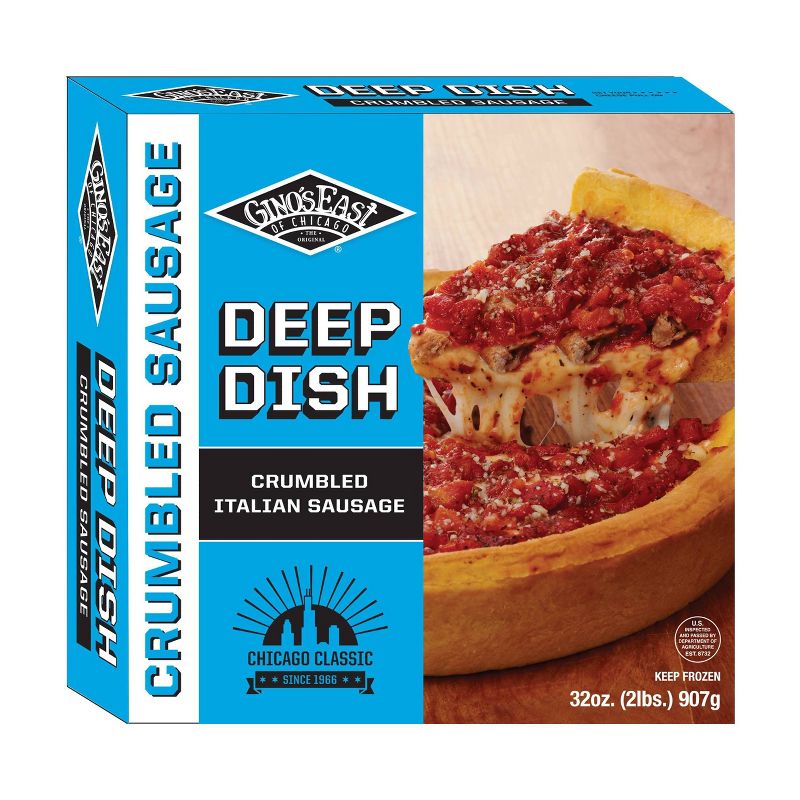 Gino's East Deep Dish Sausage Frozen Pizza - 32oz, 3 of 6