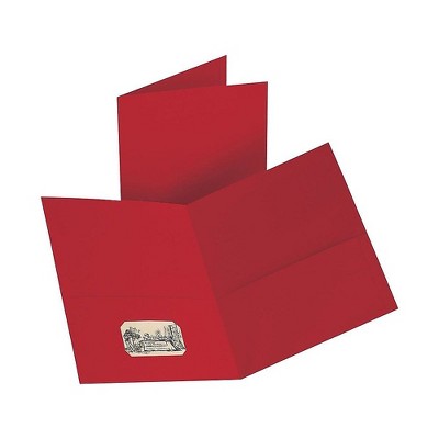 Staples 2-Pocket Folder Red 10/PK (13382-CC)