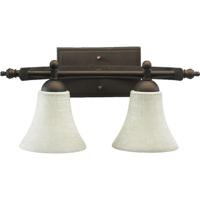 Quorum Lighting Aspen 2-Light Oiled Bronze Wall Sconce