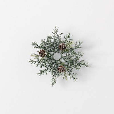 Sullivans Artificial Frosted Arborvitae Wreath