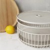 LIBKEN Metal Wire Stylish Fruit Bowls for Kitchens, White - 3 of 3