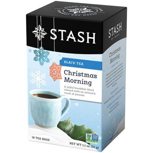 Stash Tea Christmas Morning Black Tea Bags Case of 6/18 Bags - 1 of 2