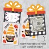 Big Dot of Happiness Fall Gnomes - Autumn Harvest Party Money and Gift Card Sleeves - Nifty Gifty Card Holders - Set of 8 - 3 of 4