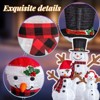 Karl Home  3pcs Pop-up Lighted Snowman Family Chirstmas Decoration - 4 of 4