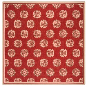 Linden LND181 Power Loomed Indoor/Outdoor Rugs - Safavieh - 1 of 3