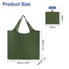 Unique Bargains Reusable Washable Shopping Totes with Handles Foldable Cloth Grocery Bag - 2 of 4