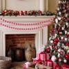 Unique Bargains Party Decorative Polyester Yarn Pom Pom Ball Garlands 4 Pcs - 4 of 4