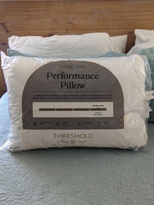 Standard/queen Extra Firm Performance Bed Pillow - Threshold™ : Target