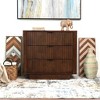 Gulches Rustic Brown Nightstand - Vintage 3-Drawer Bedside Table - 3 of 4