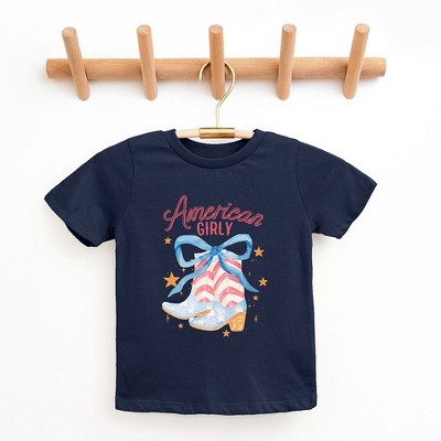 The Juniper Shop American Girly Coquette Boots Toddler Short Sleeve Tee