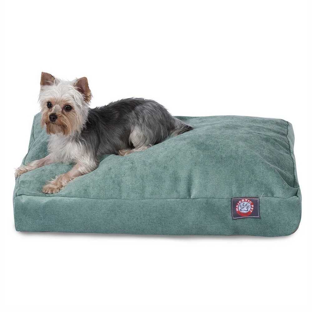 Photos - Bed & Furniture Majestic Pet Villa Collection Rectangle Dog Bed - Azure Blue - Large - L 