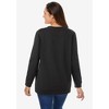 Woman Within Printed Sweatshirt - 3 of 4