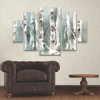 Trademark Fine Art Katrina Pete Winter Birches v2 5 Piece Panel Set Art - 3 of 3