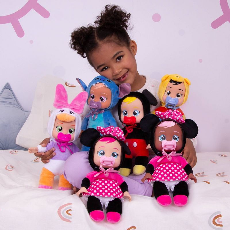 Cry Babies Disney 9&#34; Plush Baby Doll Tiny Cuddles Inspired by Disney Mickey Mouse That Cry Real Tears, 6 of 7