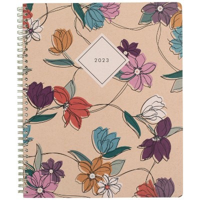 2023 Planner Weekly/Monthly 11"x9" Greenpath Floral - Cambridge