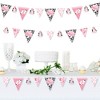 Big Dot of Happiness Rodeo Cowgirl - DIY Pink Western Party Pennant Garland Decoration - Triangle Banner - 30 Pieces - 2 of 4