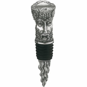 Royal Selangor Hand Finished Vinifera Collection Pewter Bacchus Bottle Stopper Gift - 1 of 1