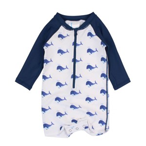 RuggedButts Baby/Toddler Boys UPF50+ Long Sleeve One Piece Rash Guard - 1 of 4