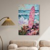 Art Remedy Colorful Surfboard in the Sand Colorful Coastal Wall Art, 30" x 45", Gallery Wrapped - 2 of 4
