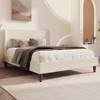GDFStudio Eshar Modern Boucle Upholstered Platform Bed Frame with Wingback Headboard and Wooden Legs - 2 of 4