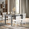 Merrick Lane Wooden Dining Table with Sculpted Legs - image 2 of 4