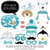 Big Dot of Happiness Arctic Polar Animals - Winter Baby Shower or Birthday Party Photo Booth Props Kit - 20 Count - 2 of 4