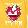 Men's - Peanuts - You're My Type Short Sleeve Graphic T-Shirt - 2 of 4