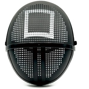 Toynk Squid Game Inspired Square Plastic Costume Mask for Adults | Manager - 1 of 4