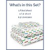 Kids 4 Piece Bed Sheet Set - Cute & Cozy Wrinkle-Resistant with Vibrant Designs - CGK Linens. - 2 of 4
