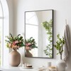 SpassWay Metal Bathroom/Vanity Mirror Modern Accent Mirror for Living Room Bathroom Bedroom Entryway Black/Gold/Silver - 2 of 4