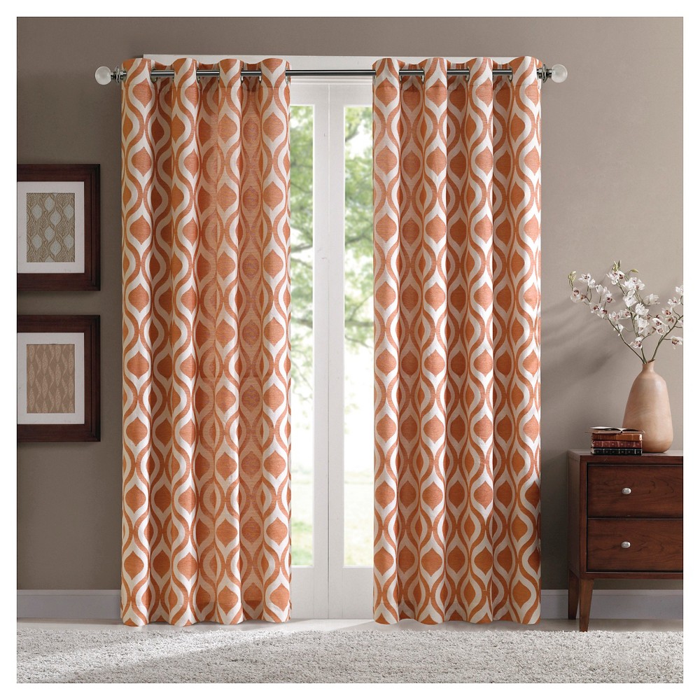 UPC 675716639631 product image for Mestre Curtain Panel - Orange (52