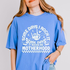 Simply Sage Market I Rock Motherhood Garment Dyed Tee - 1 of 4