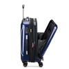 DELSEY Paris Aero Hardside Carry On Spinner Suitcase - Blue - image 4 of 4