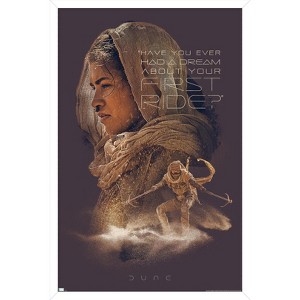 Trends International Dune: Part 2 - Chani First Ride Framed Wall Poster Prints - 1 of 4