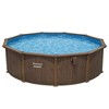 Bestway Hydrium 16’ x 52” Round Steel Wall Above Ground Pool Set with Sand Filter Pump, Skimmer and Ladder – Semi-Permanent Swimming Pool - 3 of 4