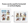 Americanflat 11x14 Collage Picture Frame to Display 5 4x6 Photos at Once - White - 4 of 4