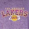 NBA Los Angeles Lakers Women's Ombre Arch Print Burnout Crew Neck Fleece Sweatshirt - image 4 of 4